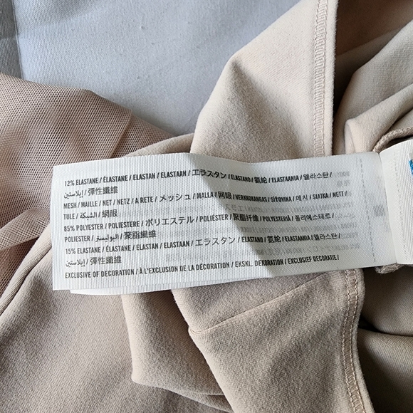 Abercrombie & Fitch Soft A&F Collection Sheer Panel Bodysuit – Size S - Picture 4 of 5